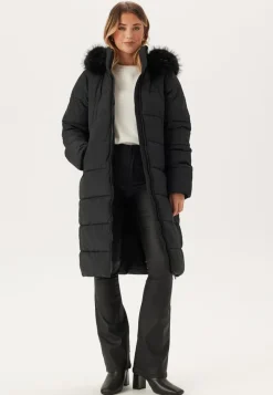 Hooded Padded Long Jacket