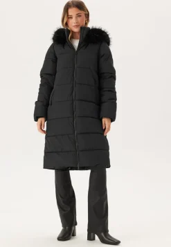 Hooded Padded Long Jacket