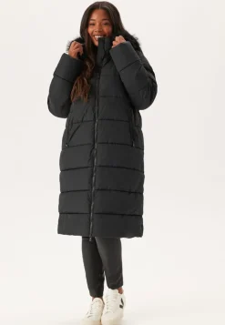 Hooded Padded Long Jacket