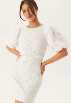 Jacquard Bow Short Dress