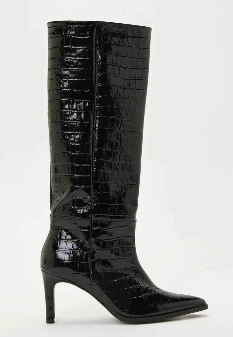 Knee High Leather Boot