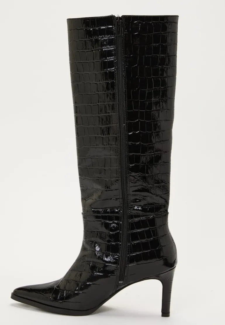 Knee High Leather Boot