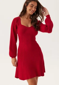 Knitted Short Skater Dress