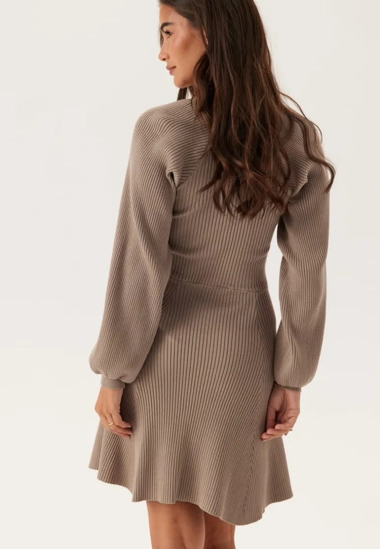 Knitted Short Skater Dress