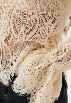 Lace Bow Blouse
