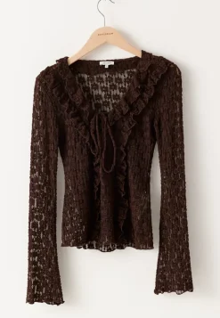 Lace Frill Top