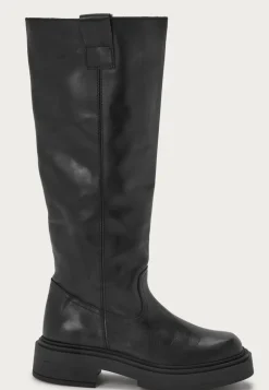 Leather Knee High Boots