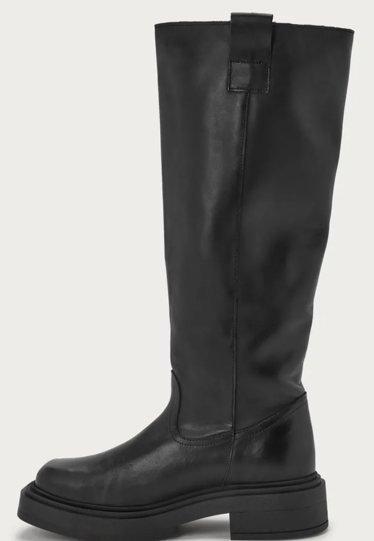 Leather Knee High Boots