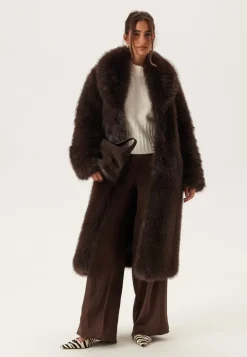 Long Faux Fur Coat