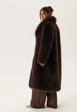 Long Faux Fur Coat