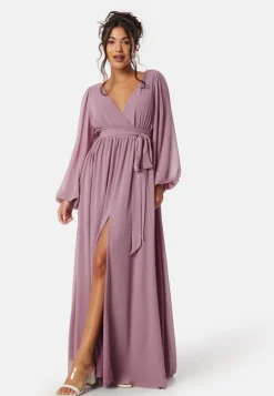 Long Sleeve Chiffon Dress