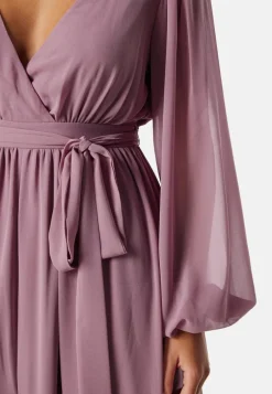 Long Sleeve Chiffon Dress