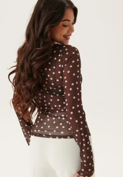 Long Sleeve Mesh Top