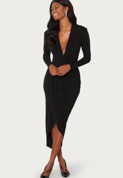Long Sleeve Rouch Dress