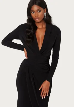 Long Sleeve Rouch Dress
