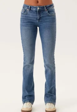 Low Bootcut Flap Jeans