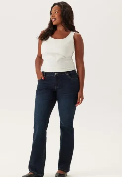Low Bootcut Flap Jeans