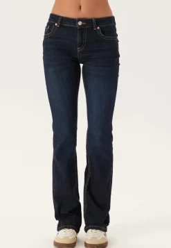 Low Bootcut Flap Jeans