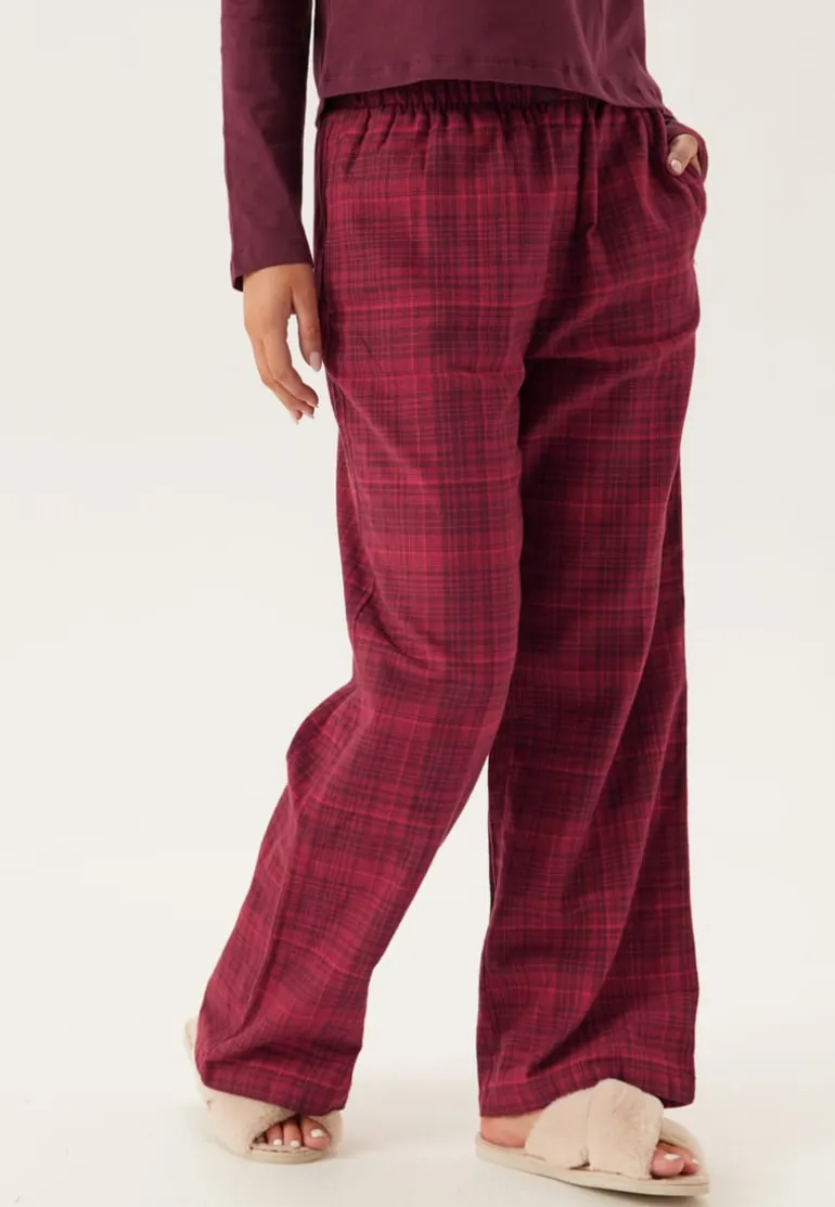 Ls Tee Flannel Pant Set