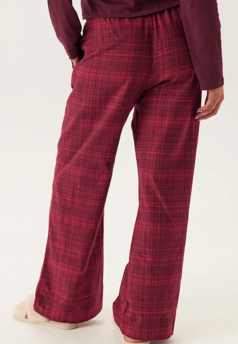 Ls Tee Flannel Pant Set