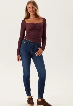 Mid Rise Skinny Blue Orbit