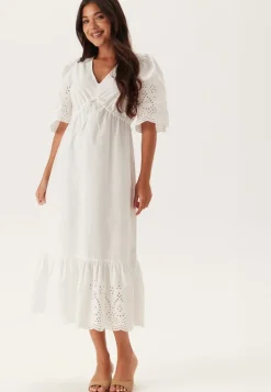 Midi Broderie Anglaise Dress
