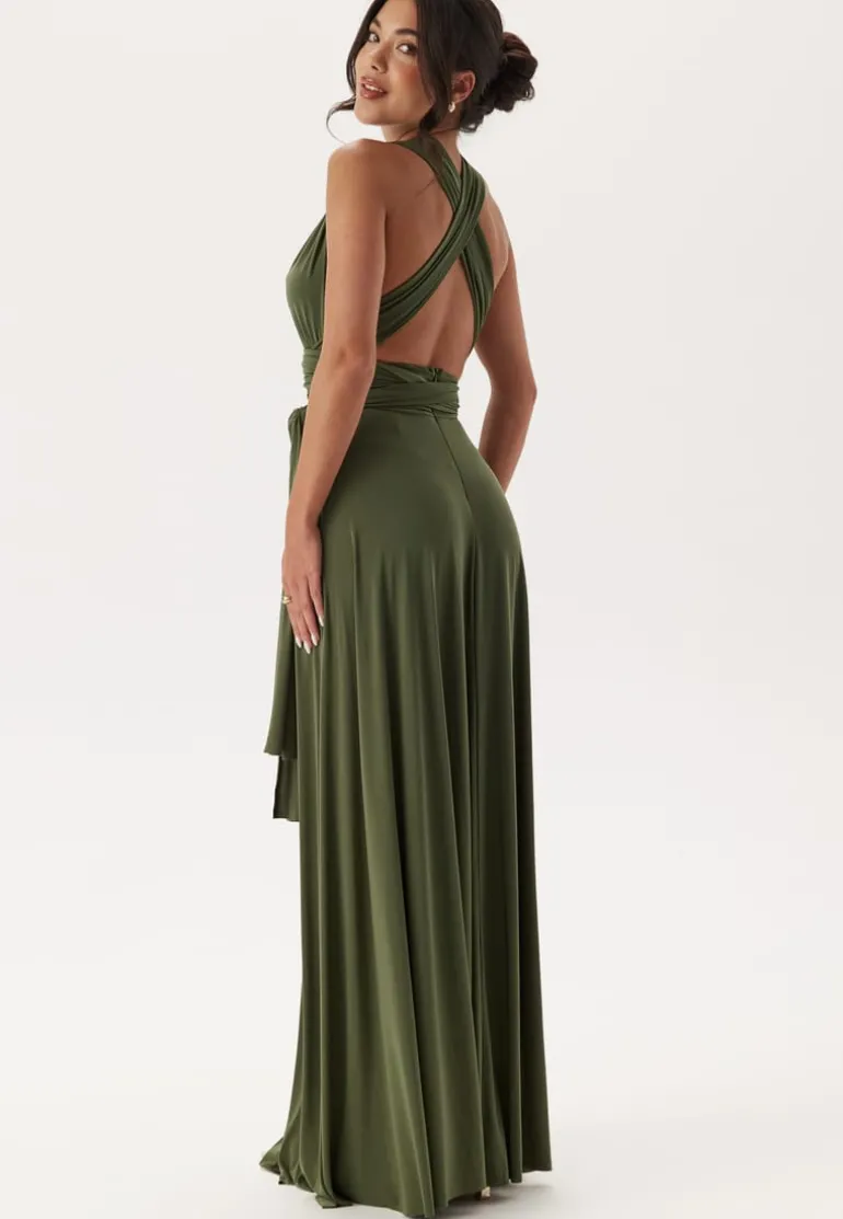 Multi Tie Maxi Dress Split