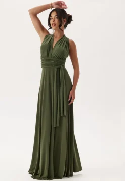 Multi Tie Maxi Dress Split