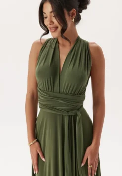 Multi Tie Maxi Dress Split