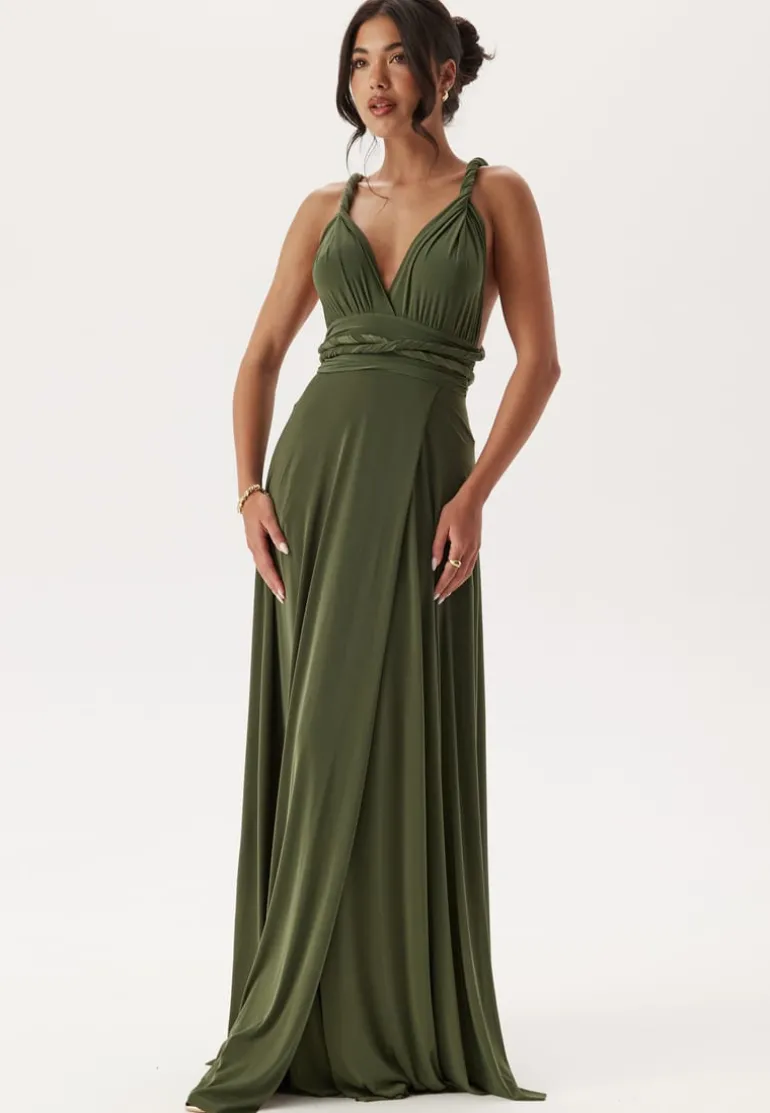 Multi Tie Maxi Dress Split