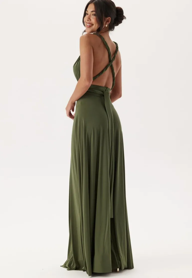 Multi Tie Maxi Dress Split