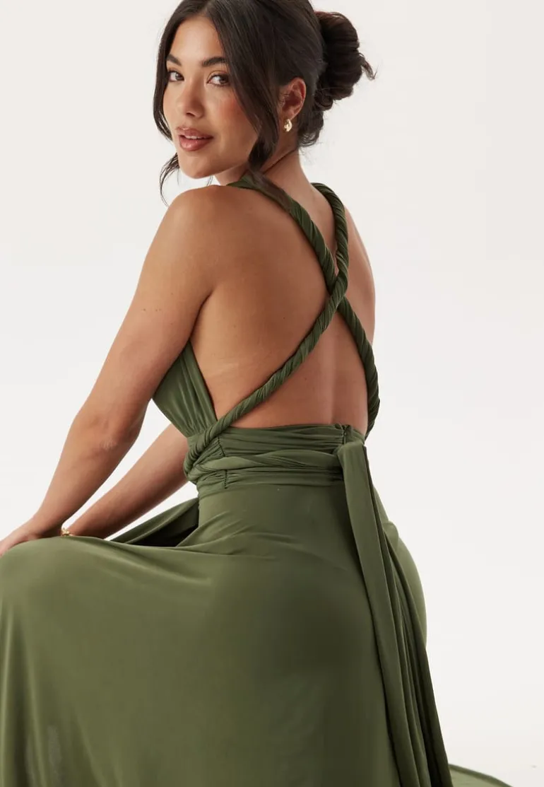 Multi Tie Maxi Dress Split