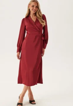 Objchilli L/S WRAP DRESS WRAP