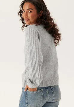 Objflora Re Ls Knit Button Car