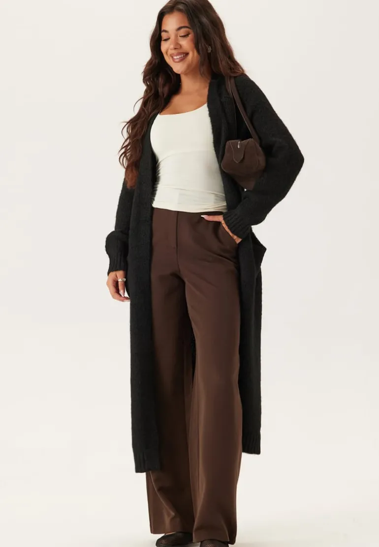 Objmilu Ls Lo Long Knit Cardig