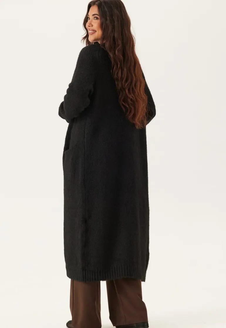 Objmilu Ls Lo Long Knit Cardig
