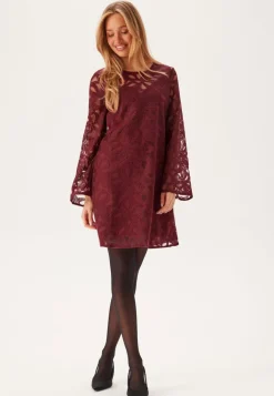 Objrose L/S RE LONG DRESS RE