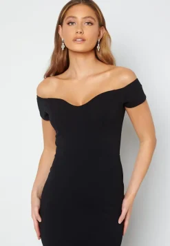 Off Shoulder Frill High Low Dress