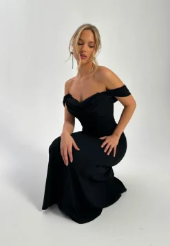 Off Shoulder Maxi Dress