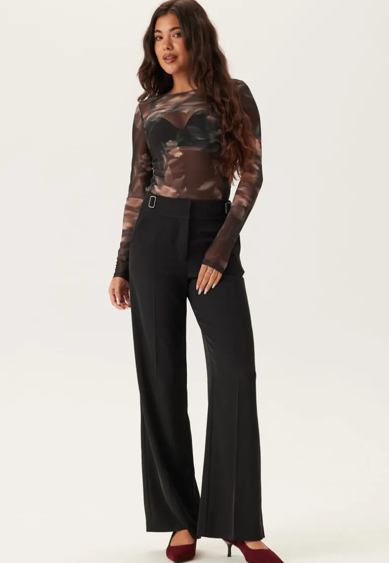 Onlkaya Life Ls Ruching Mesh T