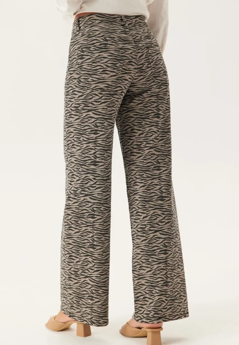 Onlmadison Hw Wide Animal Pant