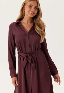 Onlmika Vis Satin L/S LONG DRE