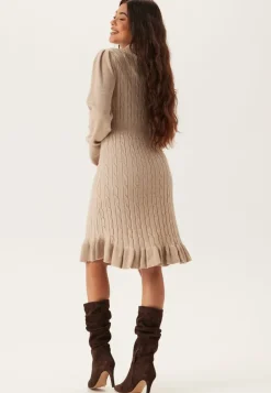 Onlnadia Ls Cable Dress Cs Knt