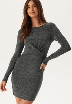 Onlqueen L/S GLITTER TWIST DRE