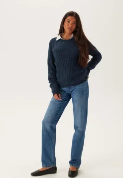 Pcfia Ls Cable Knit