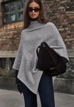 Pcfortuna High Neck Poncho
