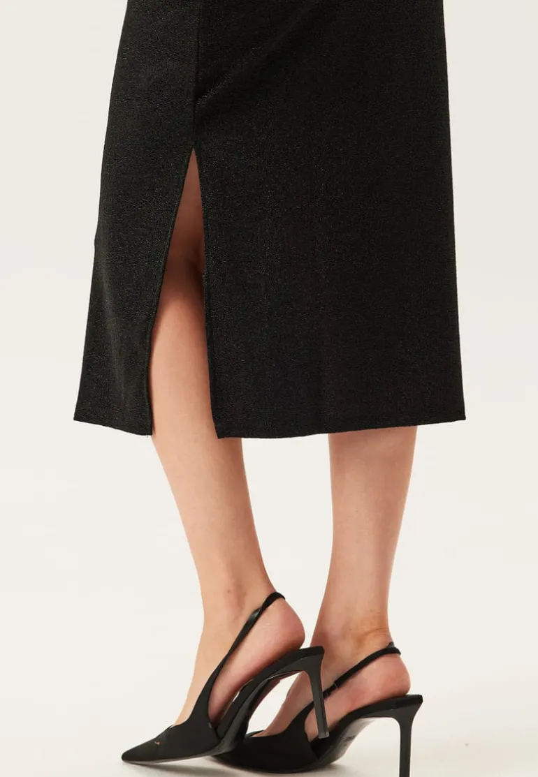 Pcjina Ls Boatneck Midi Dress