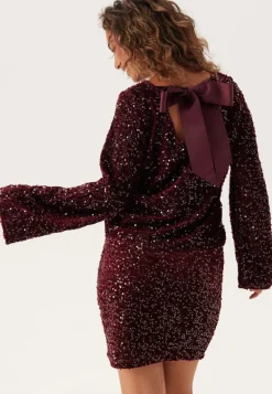 Pckam Ls Deep Back Bow Top