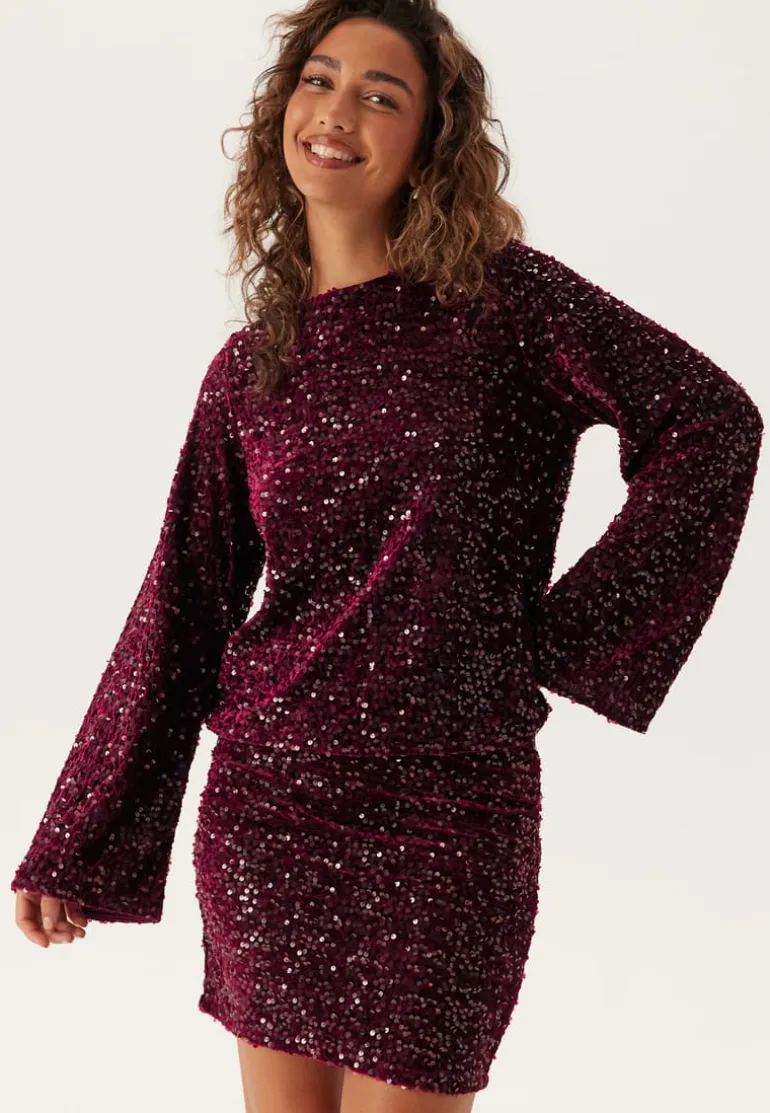 Pckam Ls Deep Back Bow Top