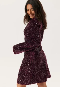 Pckam Ls V-neck New Dress Jrs